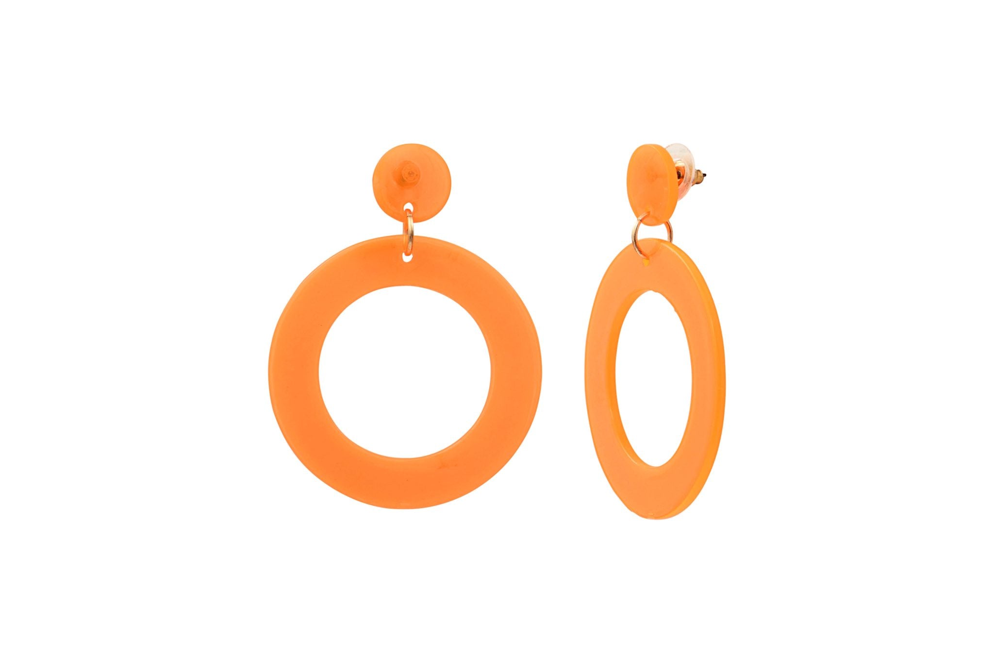 Boucles d'Oreilles acrylique acier
