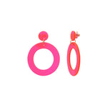 Boucles d'Oreilles acrylique acier