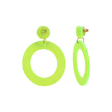 Boucles d'Oreilles acrylique acier
