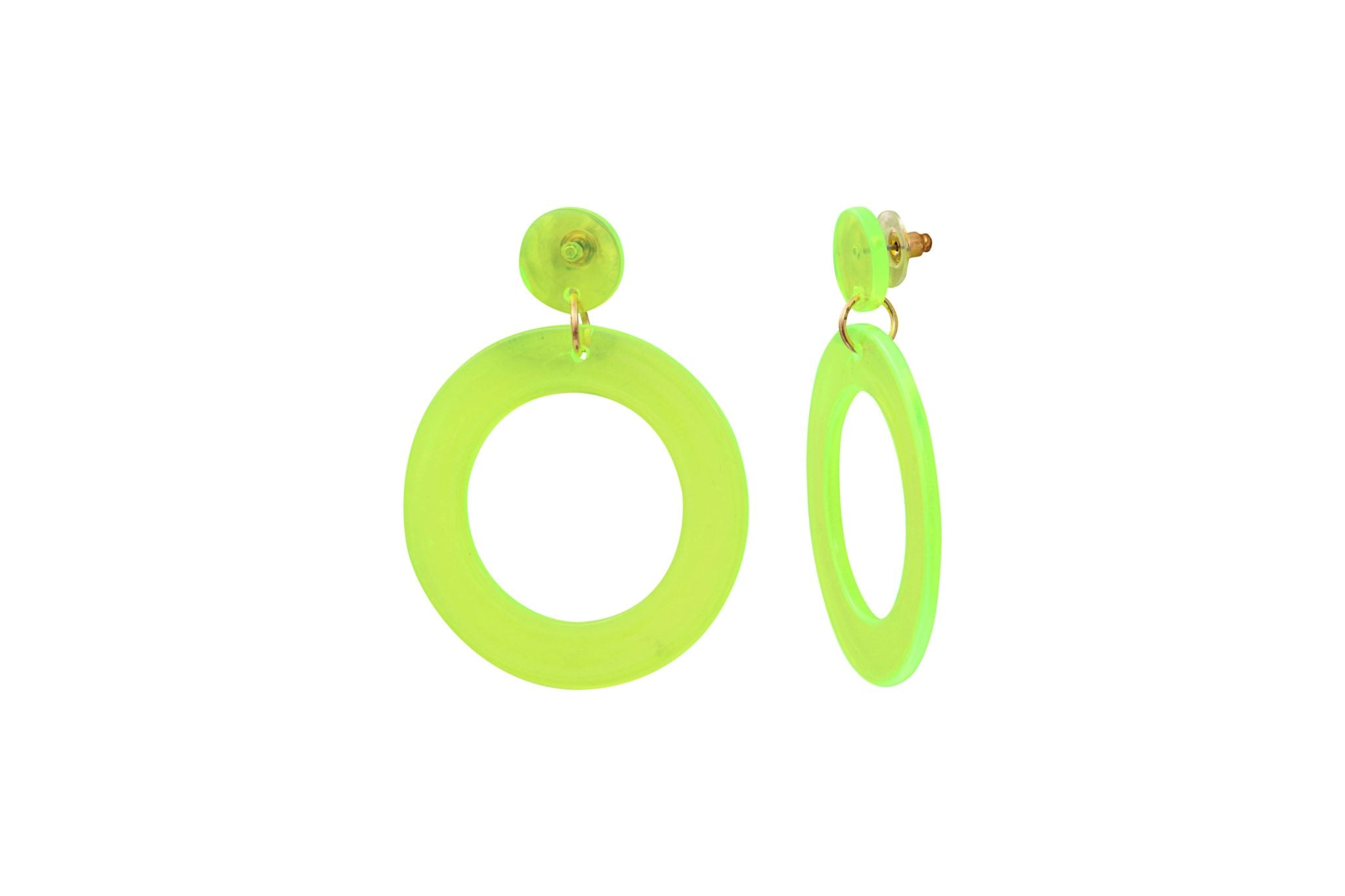 Boucles d'Oreilles acrylique acier