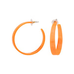 Boucles d'oreilles acrylique acier