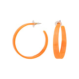 Boucles d'oreilles acrylique acier