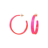 Boucles d'oreilles acrylique acier