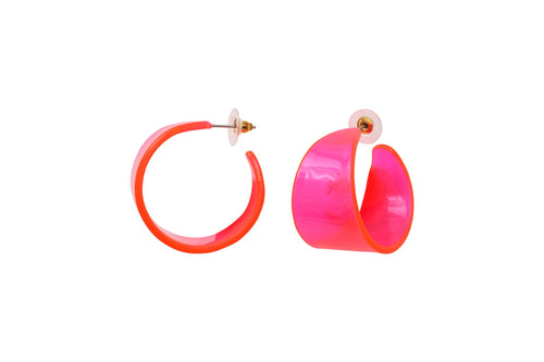 Boucles d'Oreilles acrylique acier