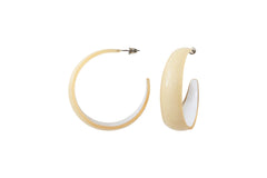 Boucles d'oreilles acier acrylique