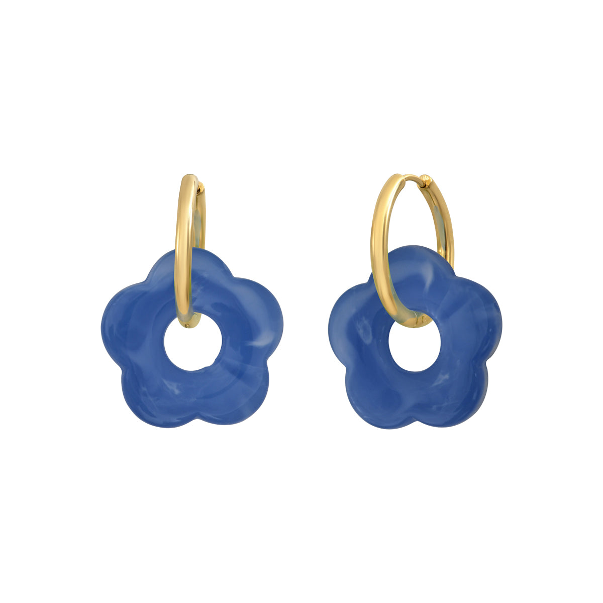 Boucles d'oreilles Flower 24mm