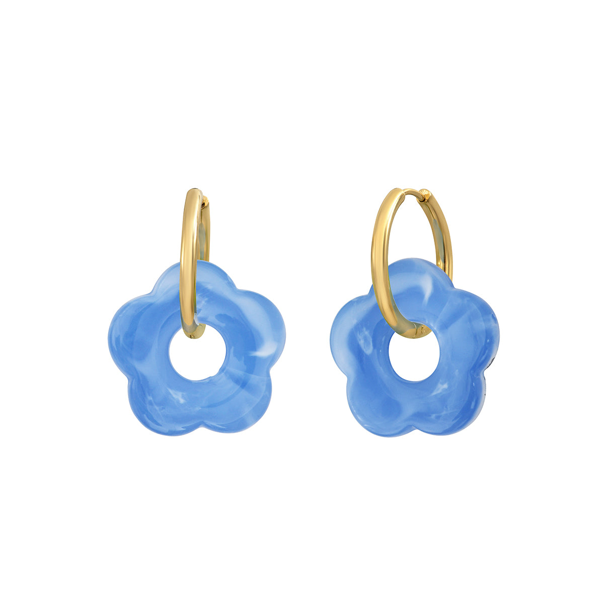 Boucles d'oreilles Flower 24mm