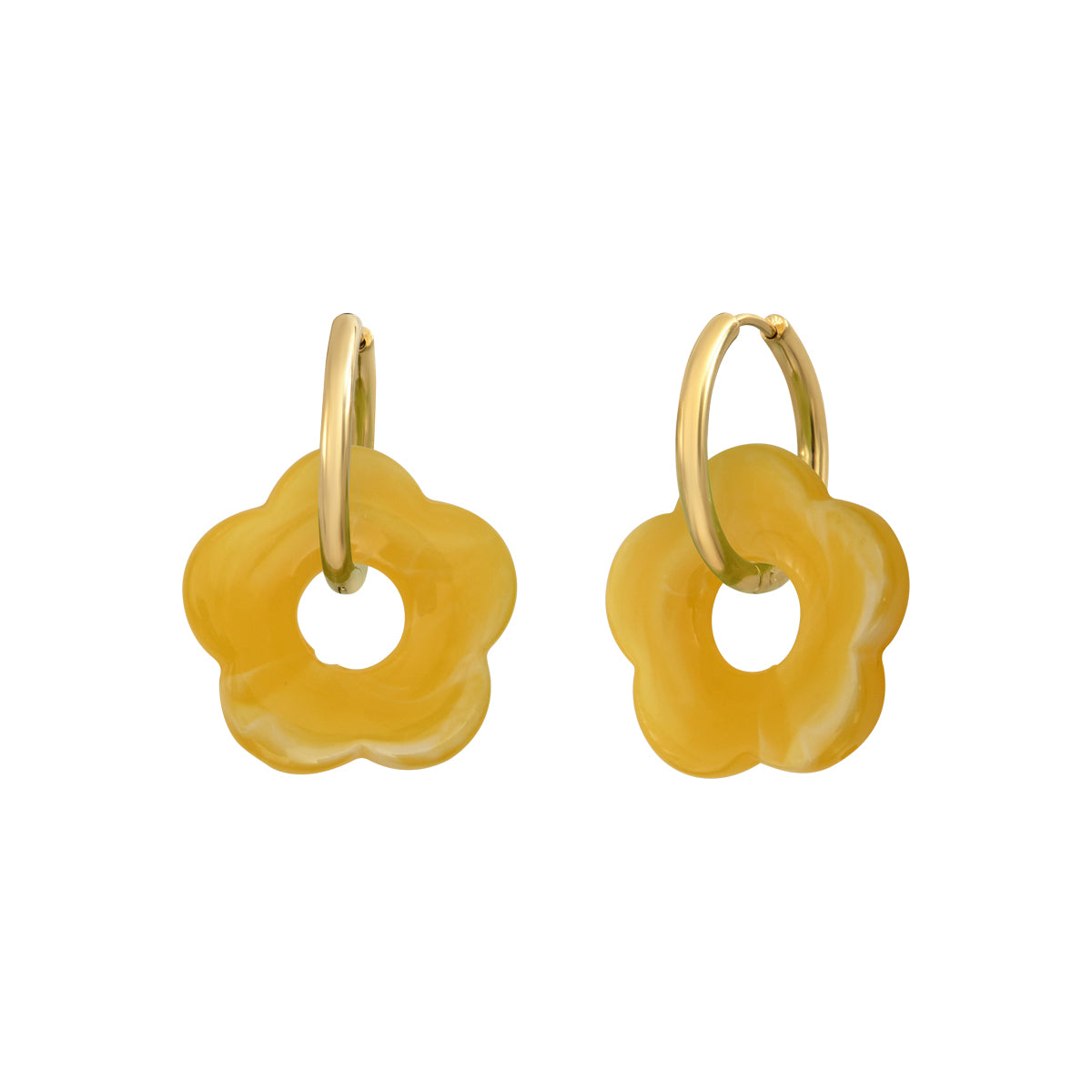 Boucles d'oreilles Flower 24mm