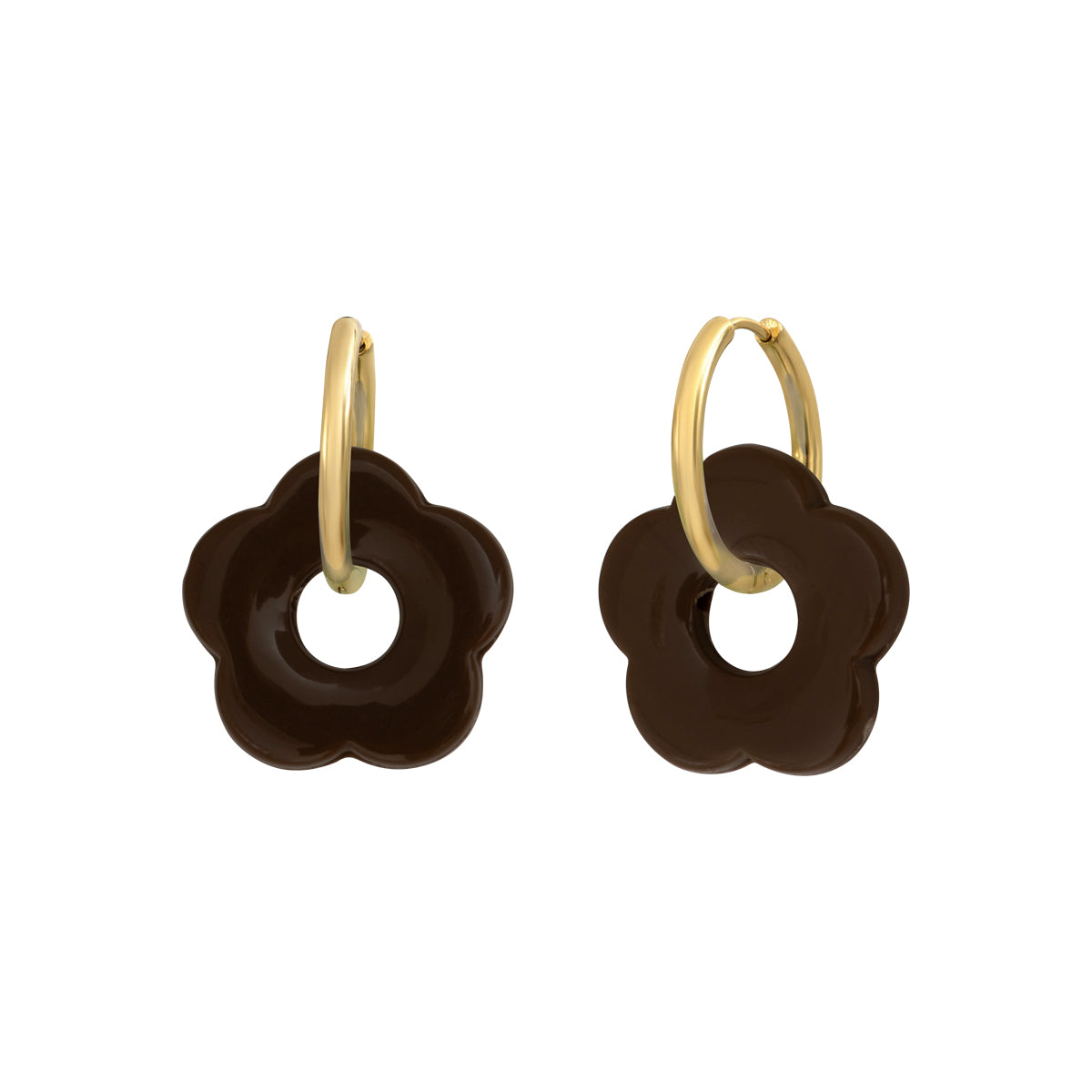 Boucles d'oreilles Flower 24mm
