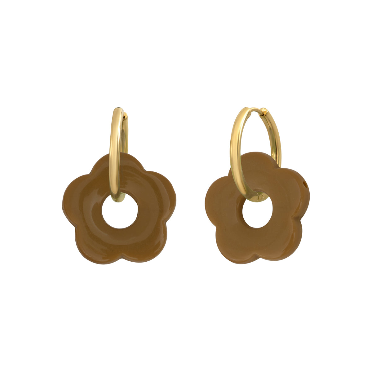 Boucles d'oreilles Flower 24mm