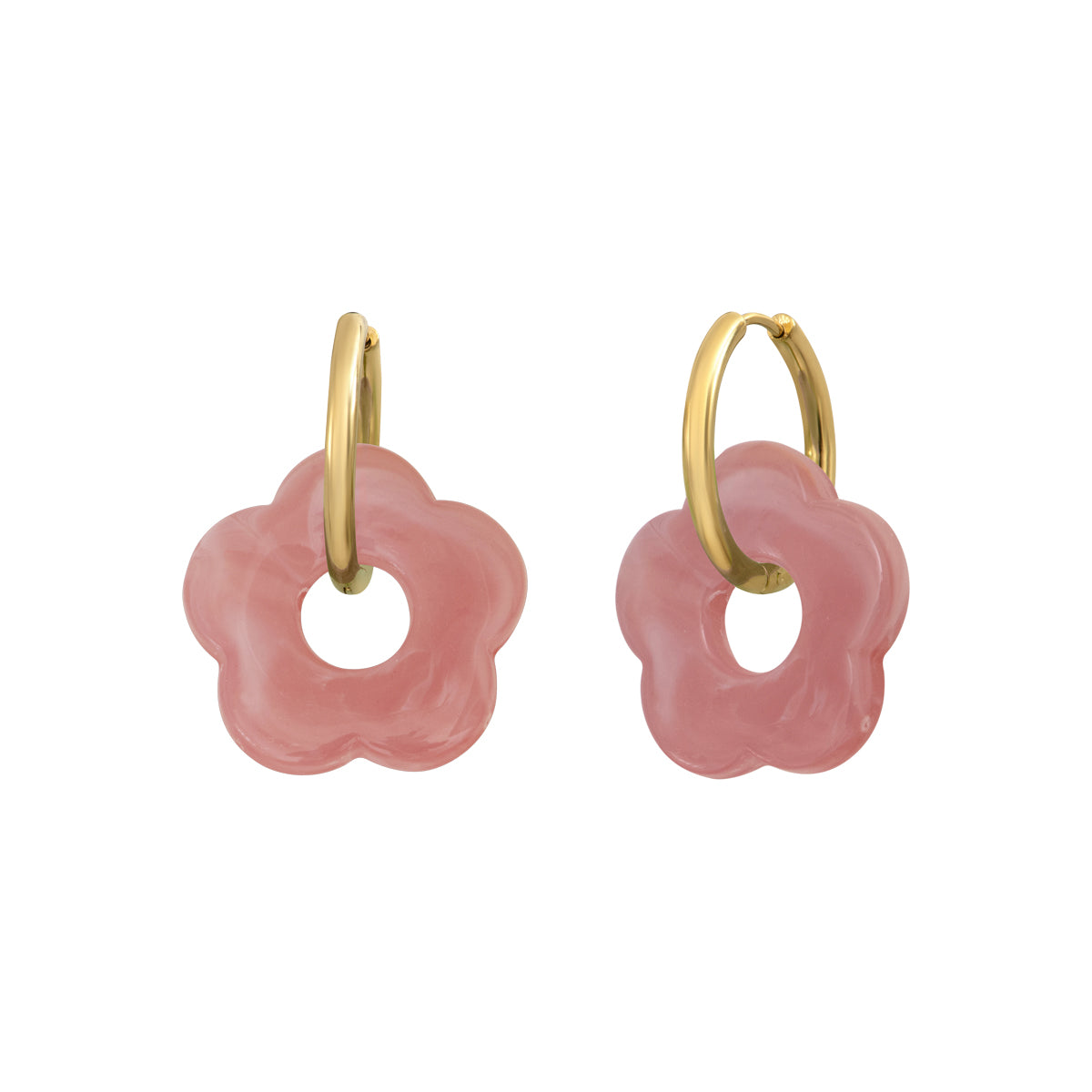 Boucles d'oreilles Flower 24mm
