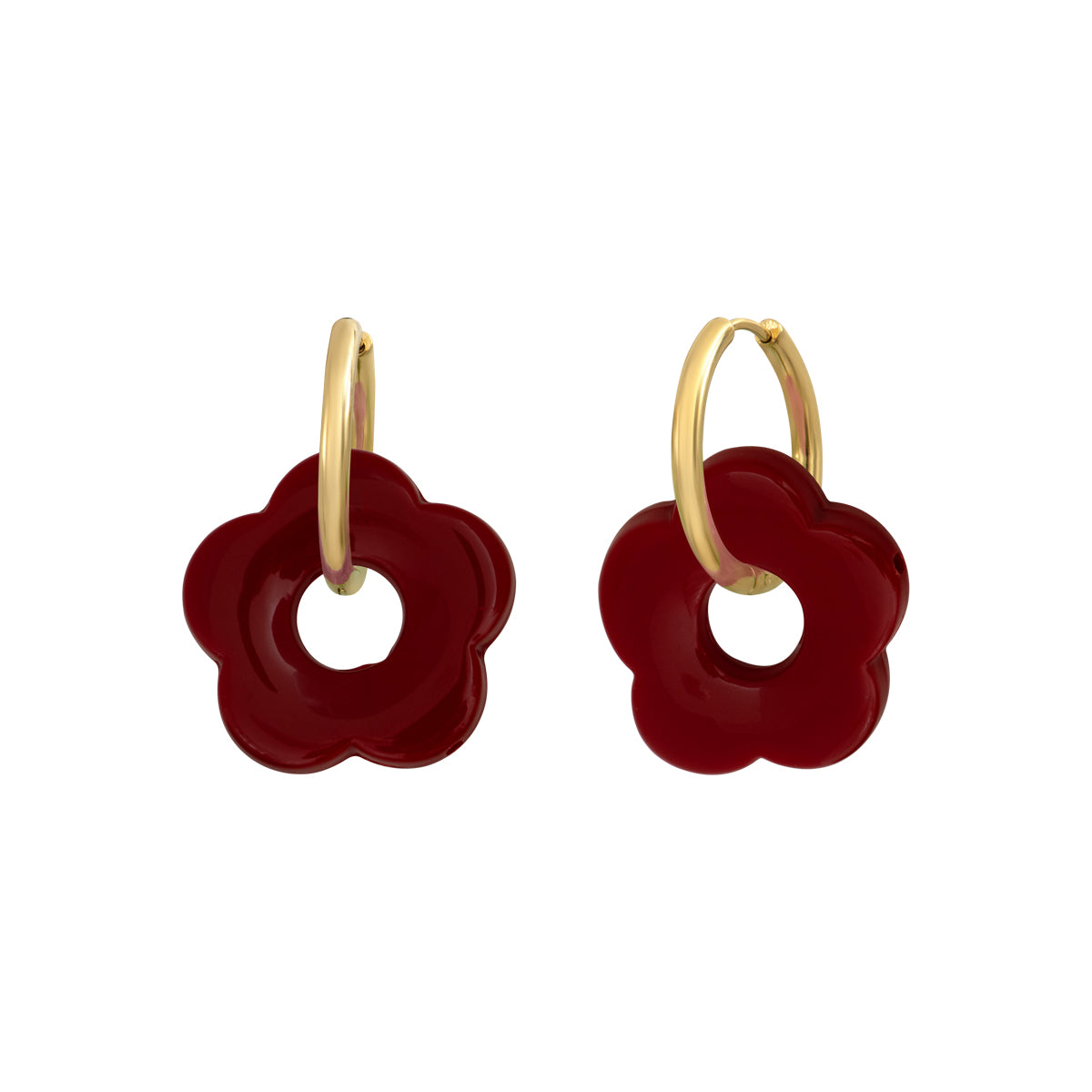 Boucles d'oreilles Flower 24mm