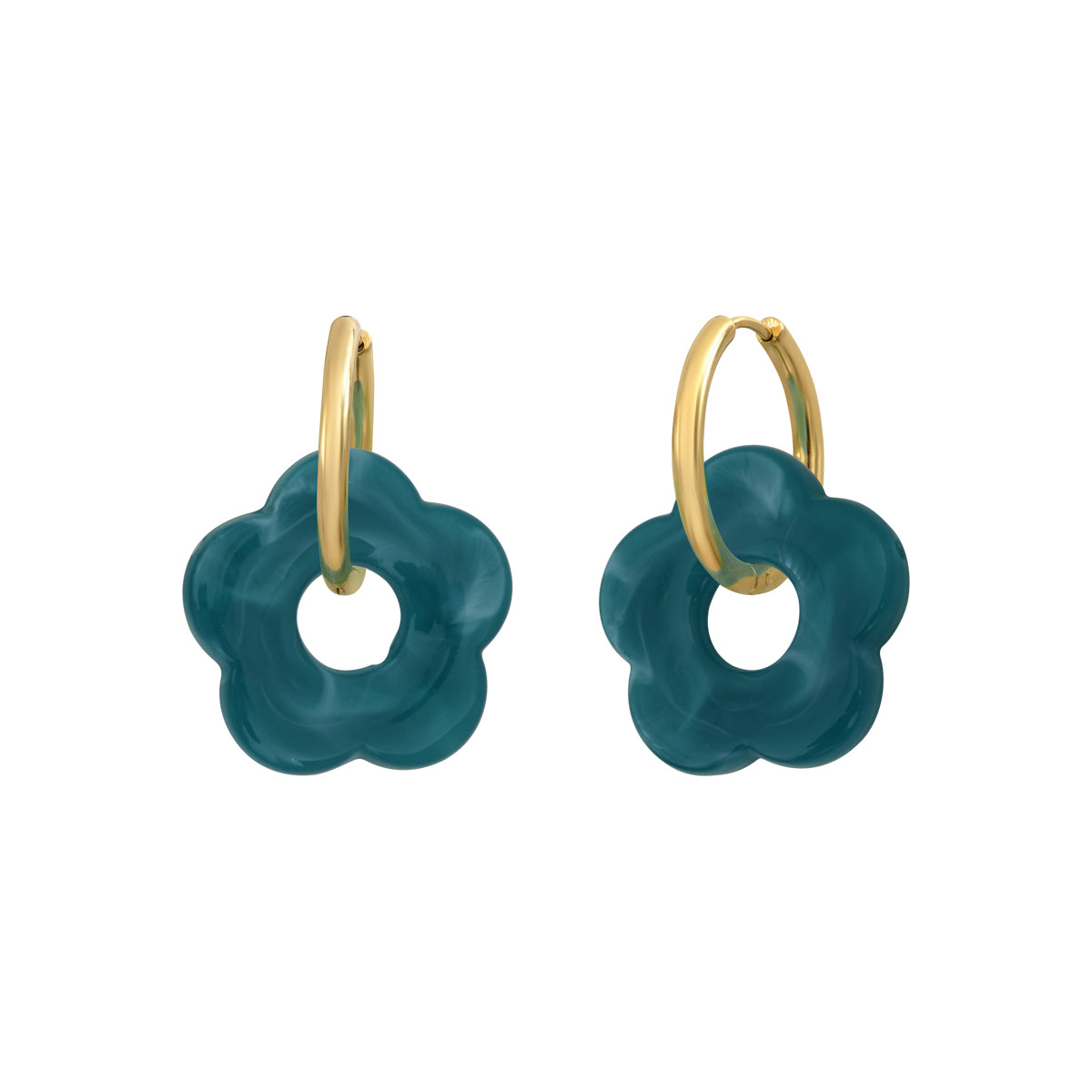 Boucles d'oreilles Flower 24mm