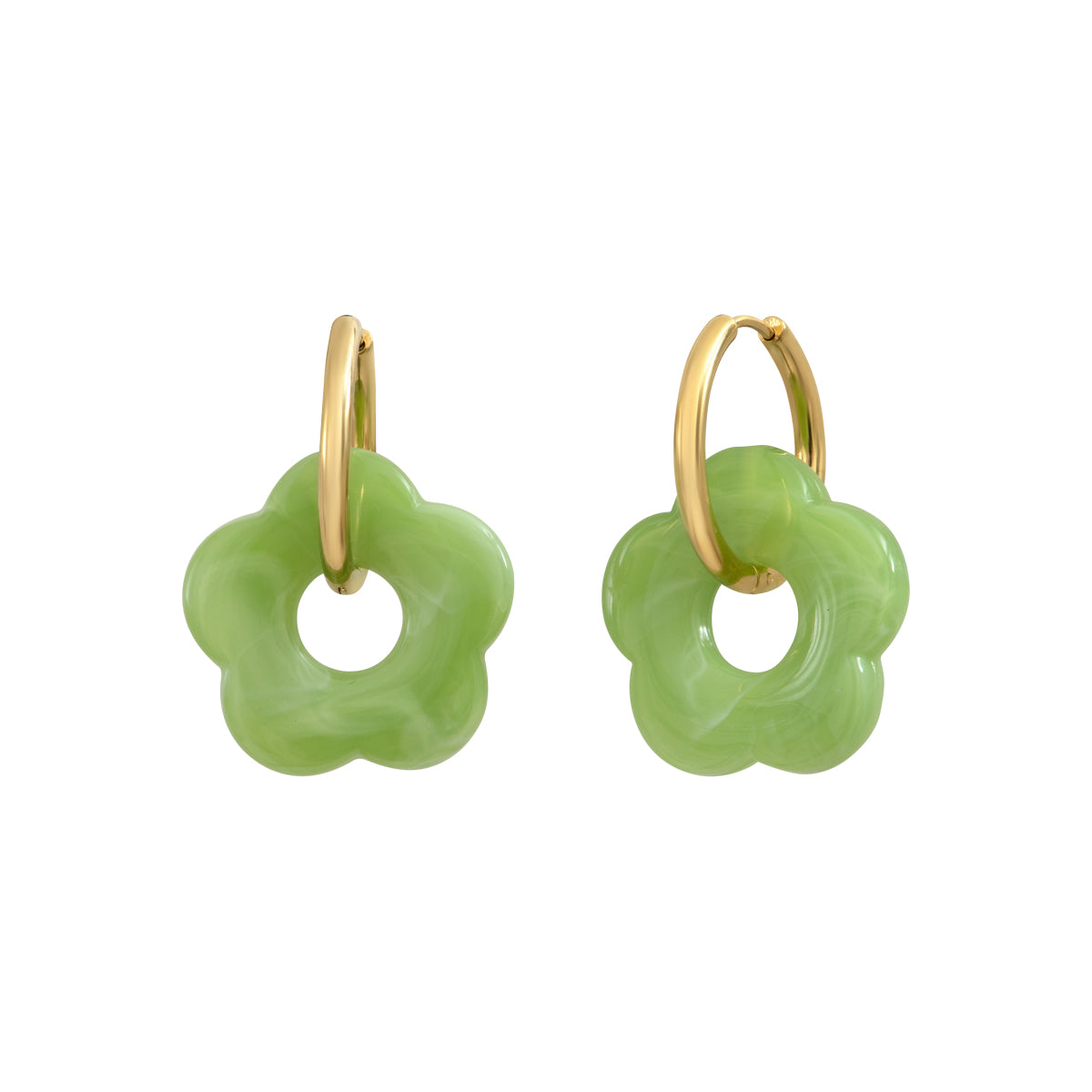 Boucles d'oreilles Flower 24mm