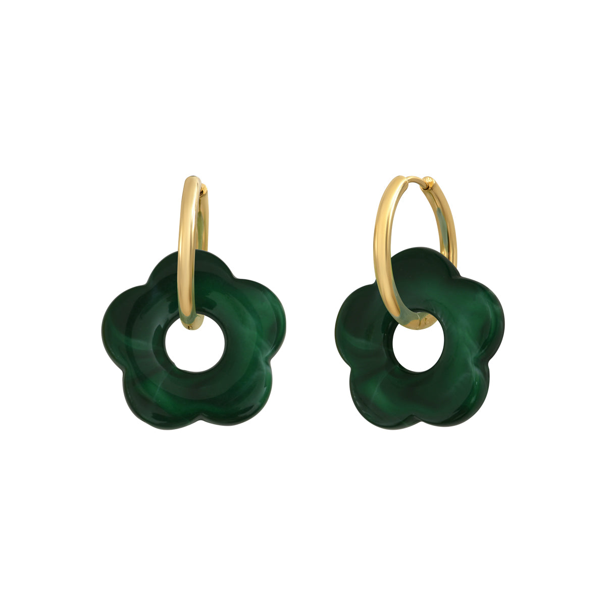 Boucles d'oreilles Flower 24mm
