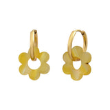 Boucles d'oreilles Flower 14mm