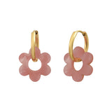 Boucles d'oreilles Flower 14mm