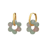 Boucles d'oreilles Flower 14mm