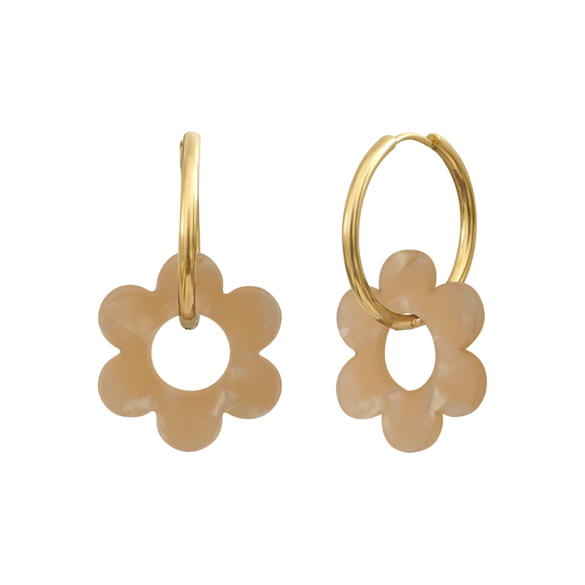 Boucles d'oreilles Flower 25mm