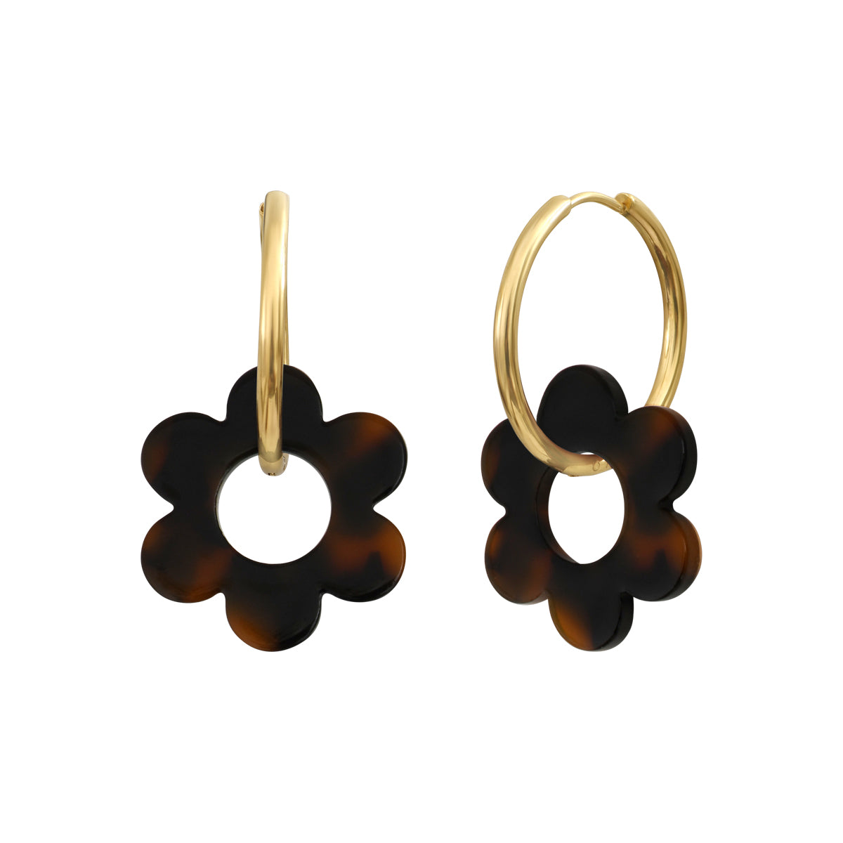 Boucles d'oreilles Flower 25mm