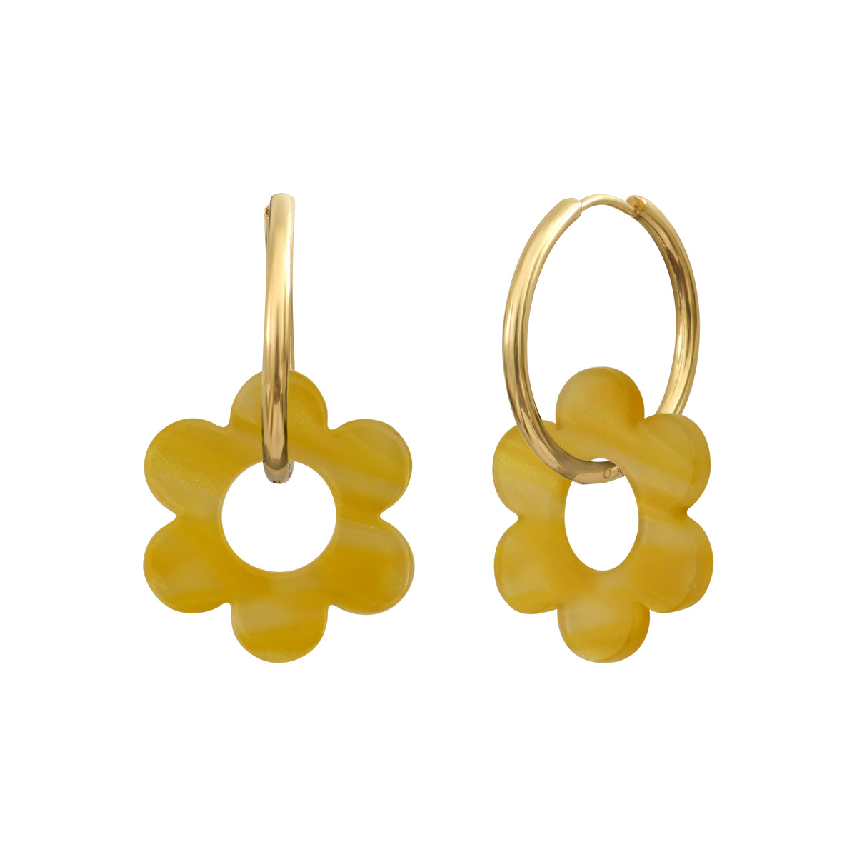 Boucles d'oreilles Flower 25mm
