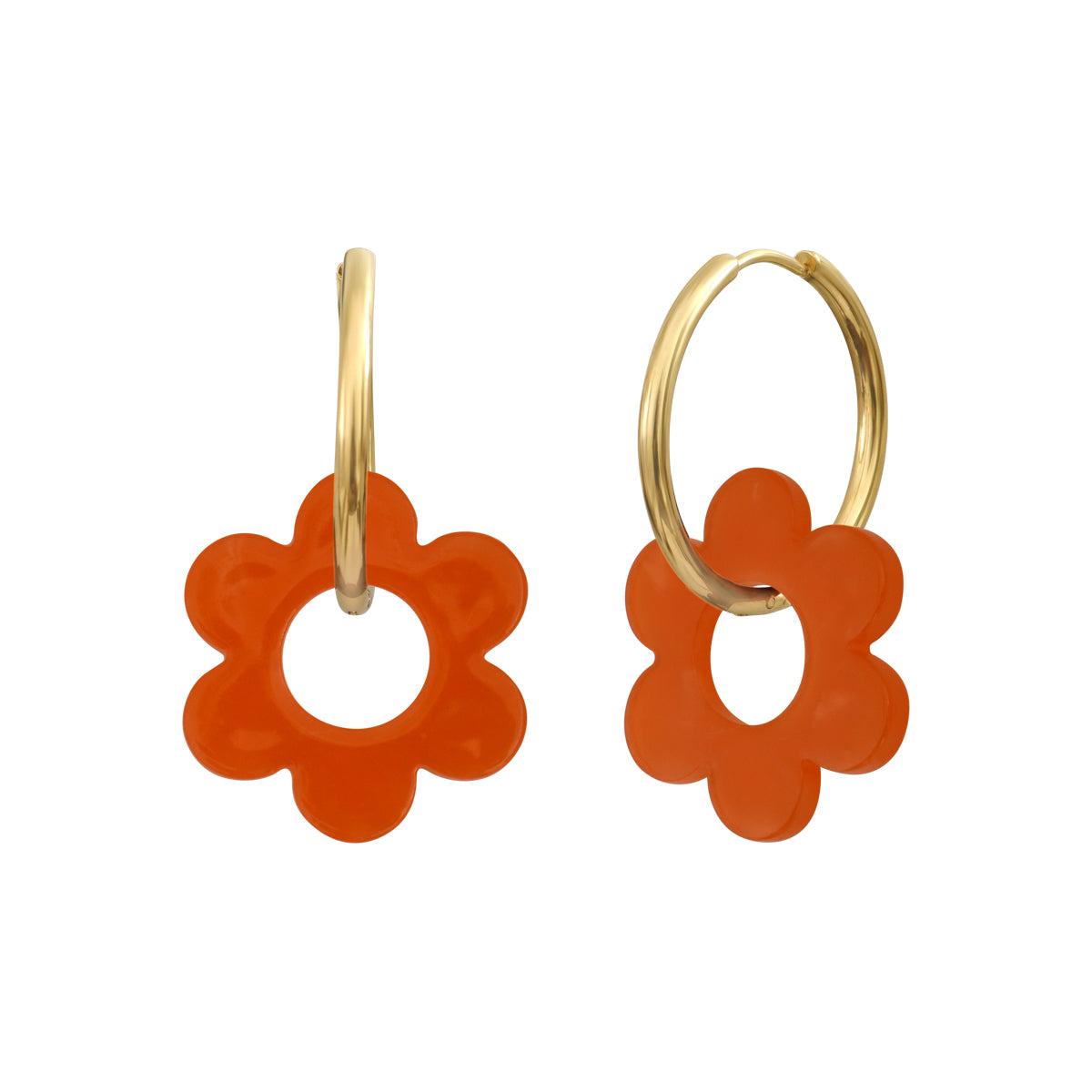 Boucles d'oreilles Flower 25mm