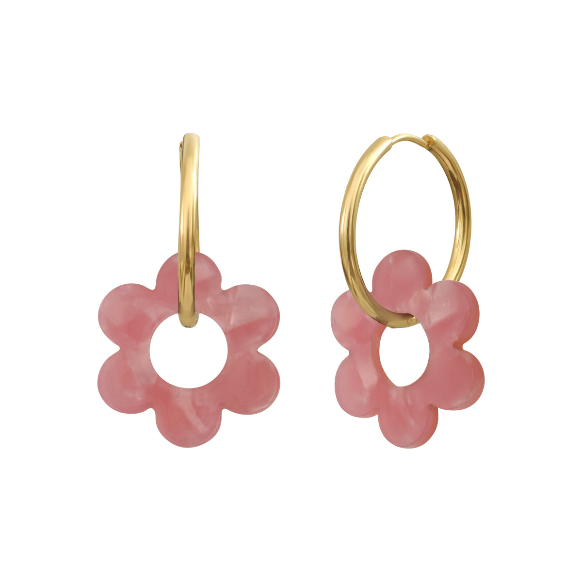 Boucles d'oreilles Flower 25mm