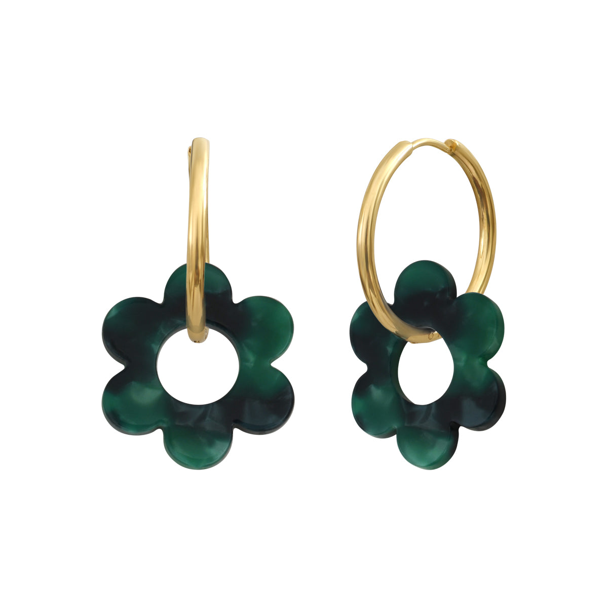 Boucles d'oreilles Flower 25mm