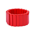 Bracelet Acétate Rouge