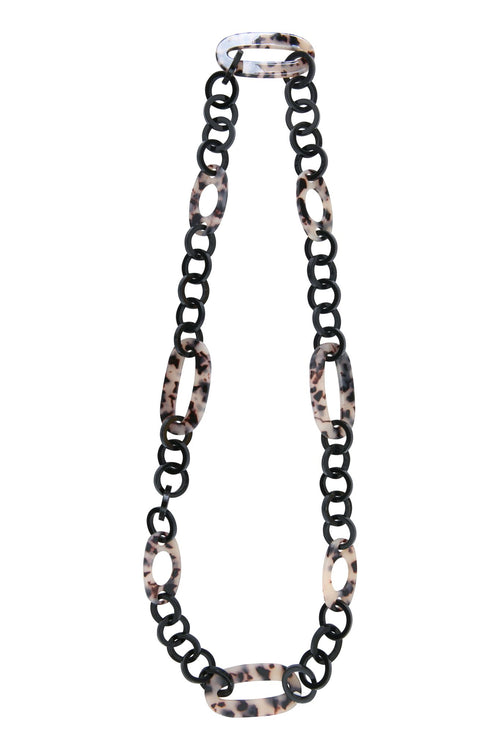 Seventies Acetate Long Necklace