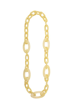 Seventies Honey Acetate Long Necklace