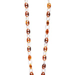 Sautoir Seventies Acétate transparent, écaille de tortue