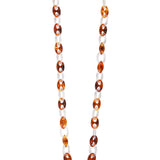 Sautoir Seventies Acétate transparent, écaille de tortue