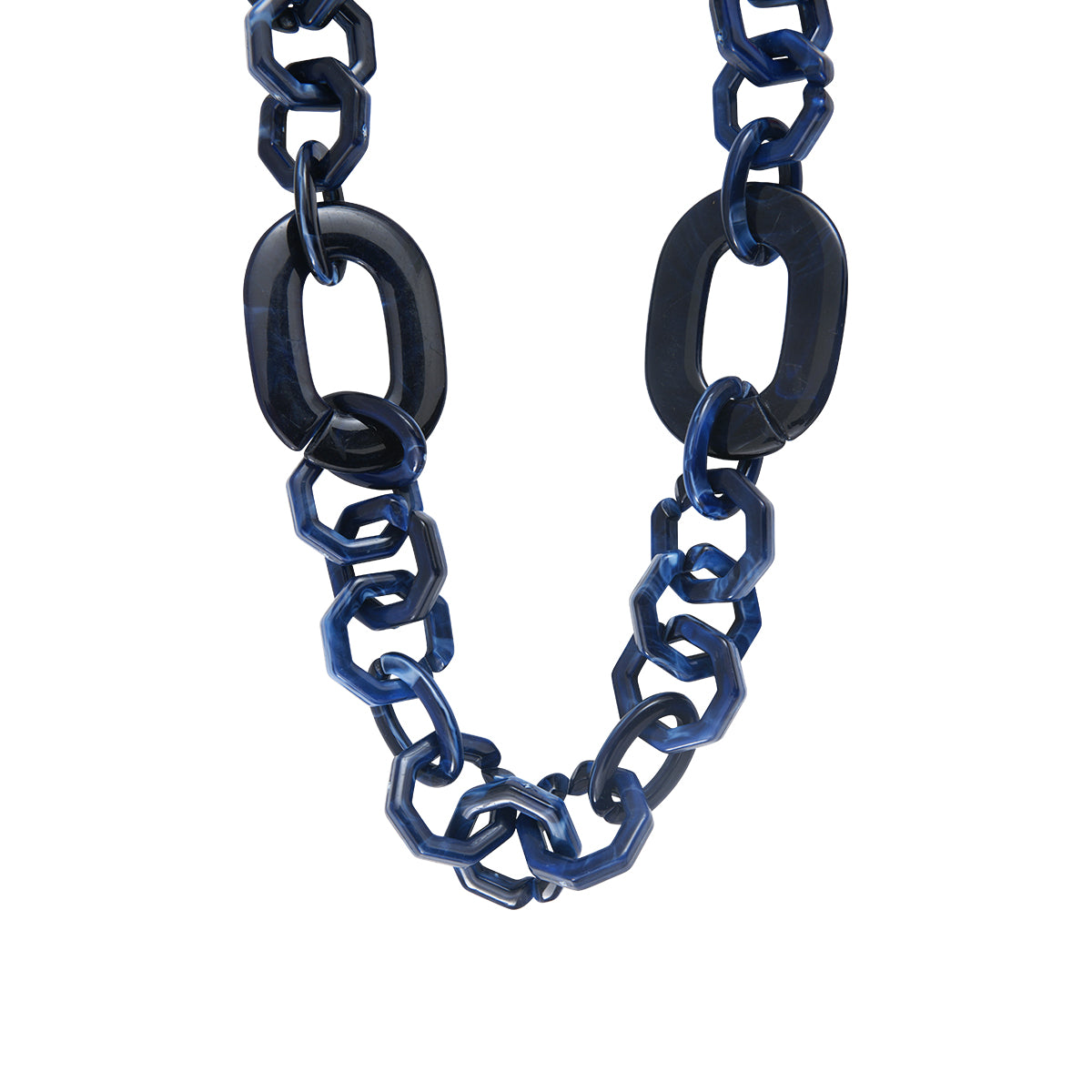 Collier Saga en Acétate Marine