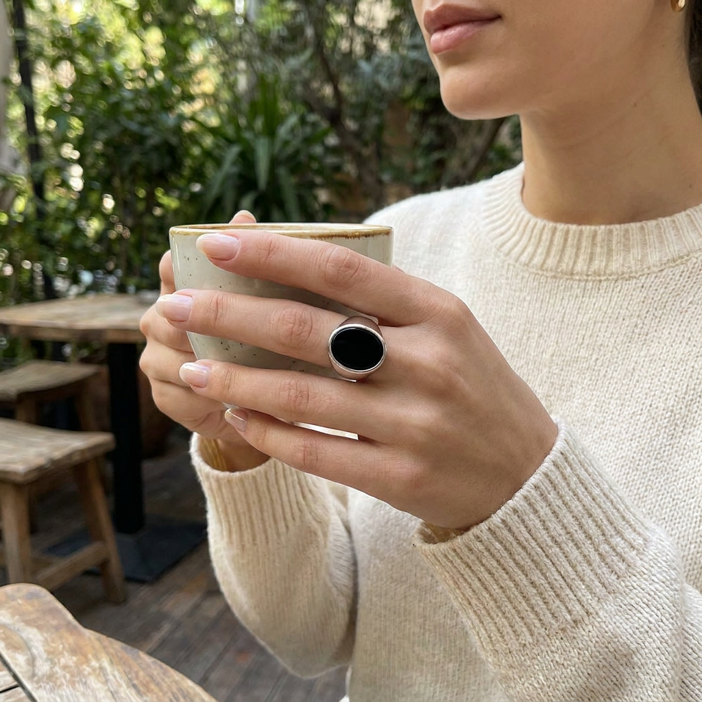 Chevalière Onyx