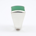 Bague Chevalière Onyx Vert