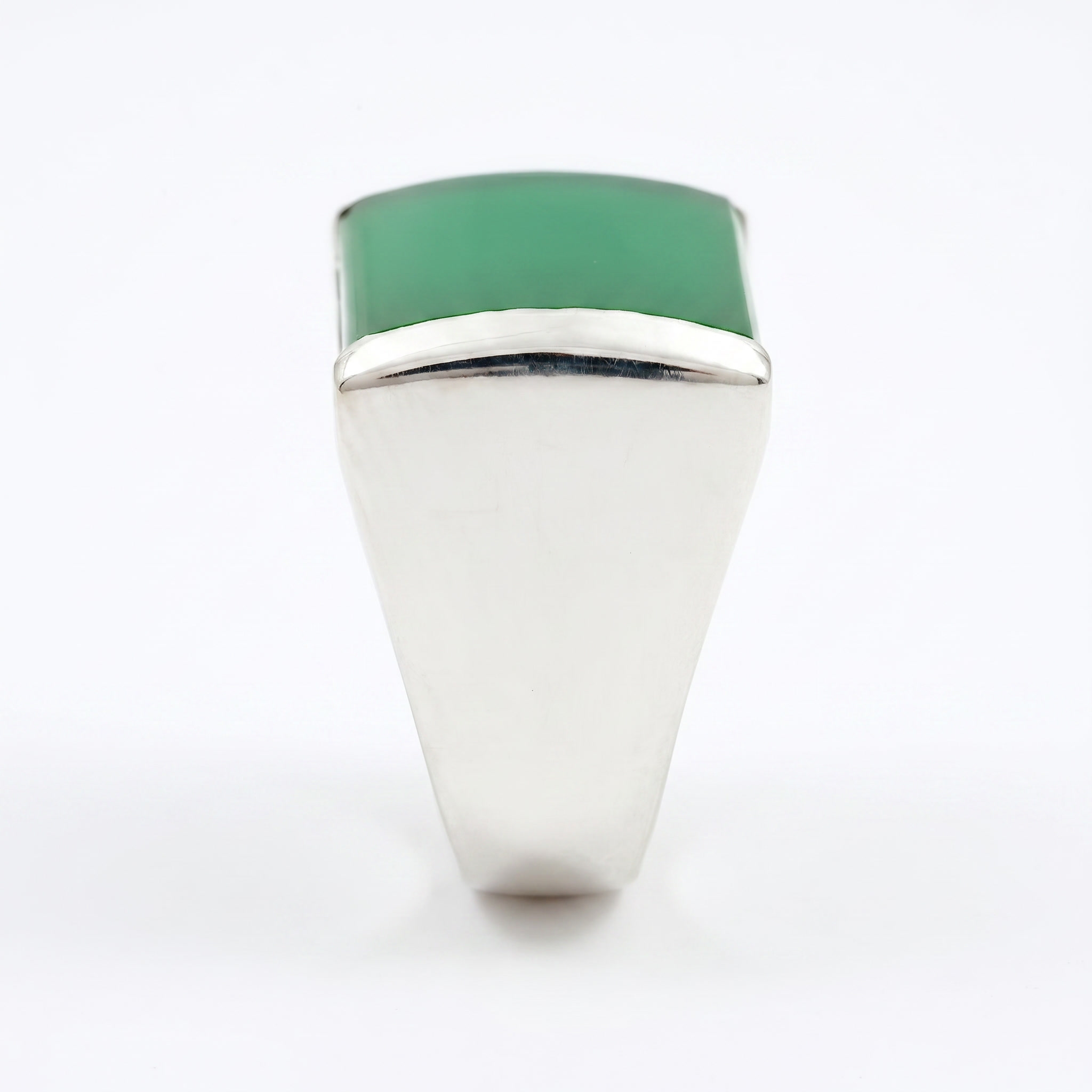 Bague Chevalière Onyx Vert