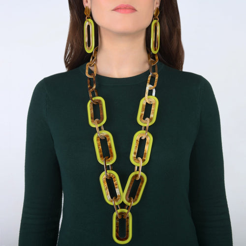 Seventies Columbine long necklace