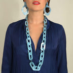 Mina acetate necklace