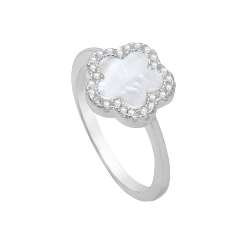 White Mother-of-Pearl Archiduchess Ring