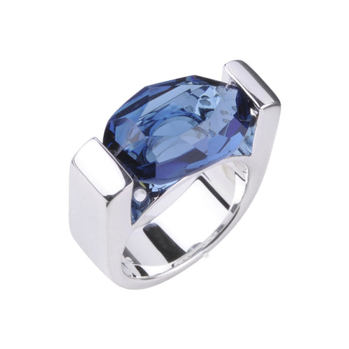 Bague Joséphine Argent Bleu Montana