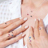 Collier Sissi Bleu Pacifique
